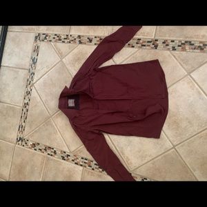 Dress shirt, burgundy, cotton on